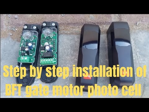 how to install bft gate barrier system