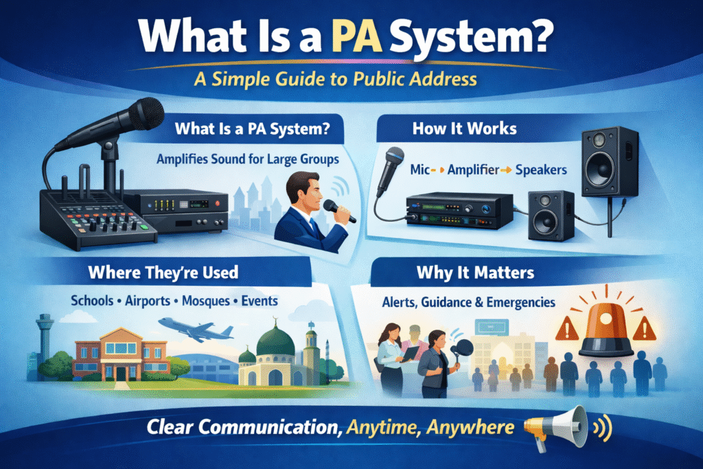 Public Address System a complete guide