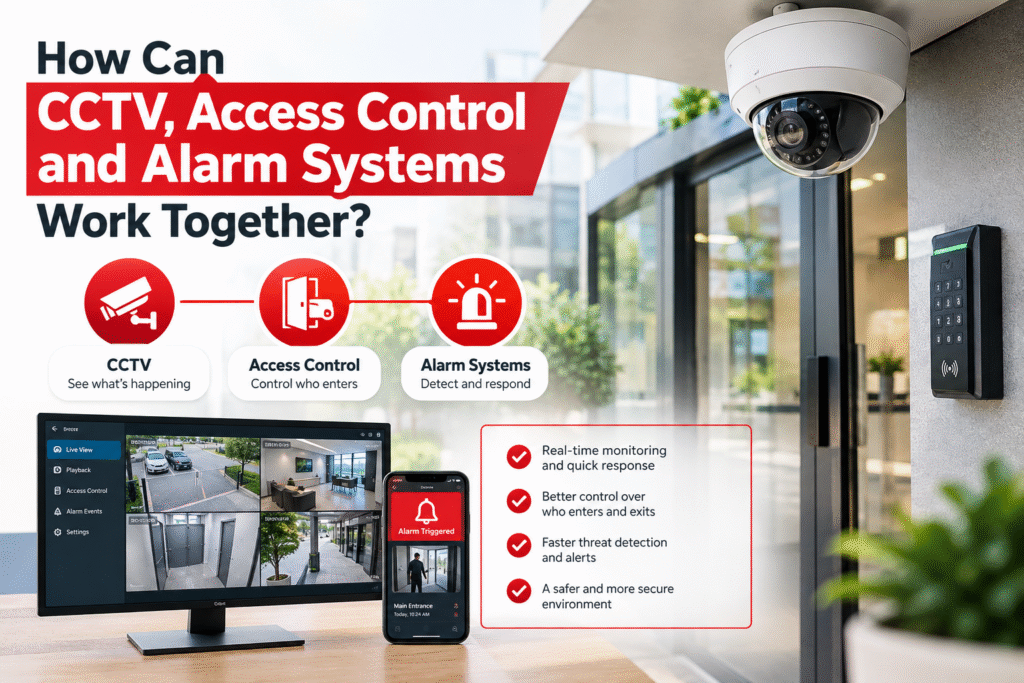 Can CCTV, Access Control, and Alarm Systems Work Together?